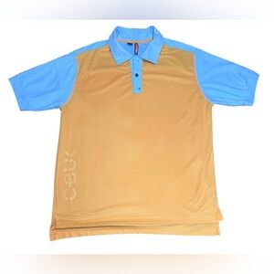 Cutter & Buck CBUK Men's Large Two-Tone Performance Golf Polo Shirt